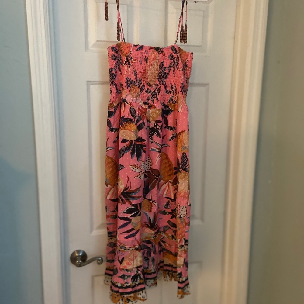 Farm Rio smocked dress NWOT size M
